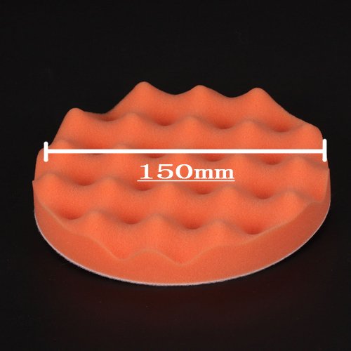  Car Wave Sponge Disc Buffing Polisher Pads Foam Set Buffer Polishing pads