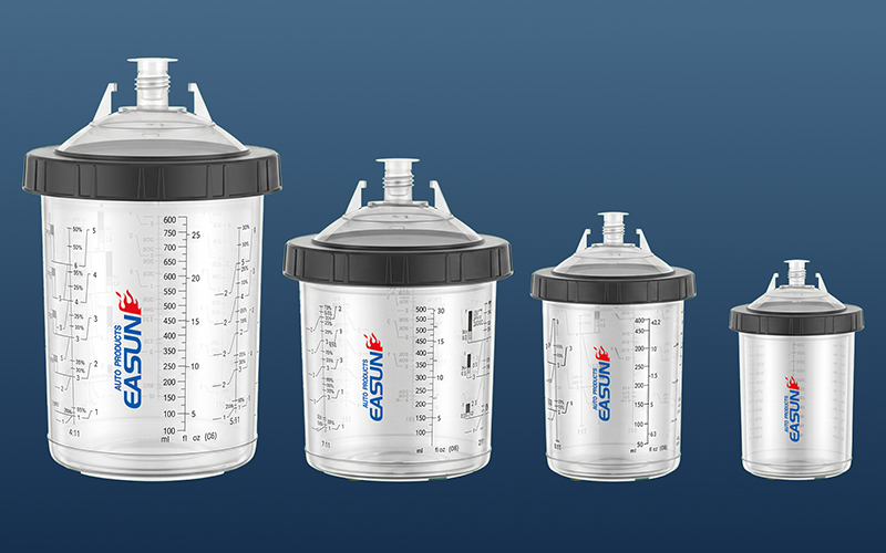 Spray gun cups